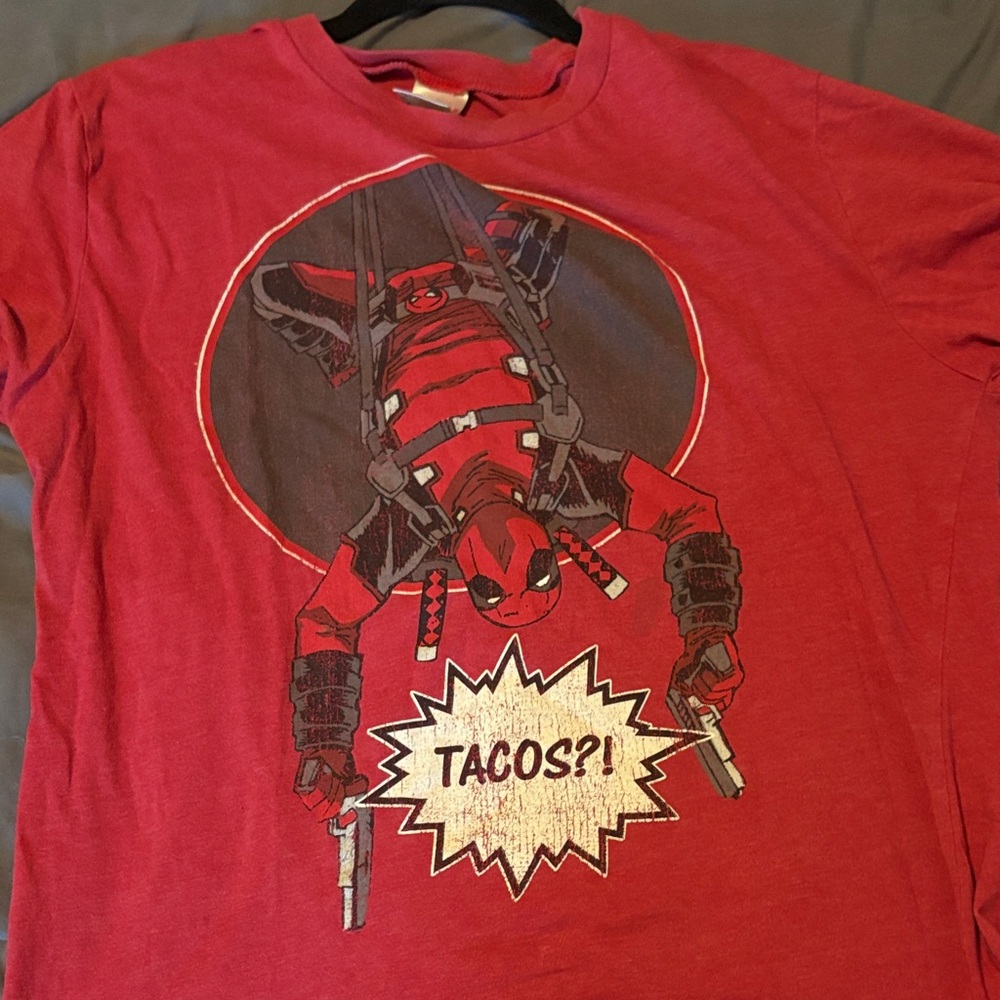 Marvel Red Deadpool T-Shirt